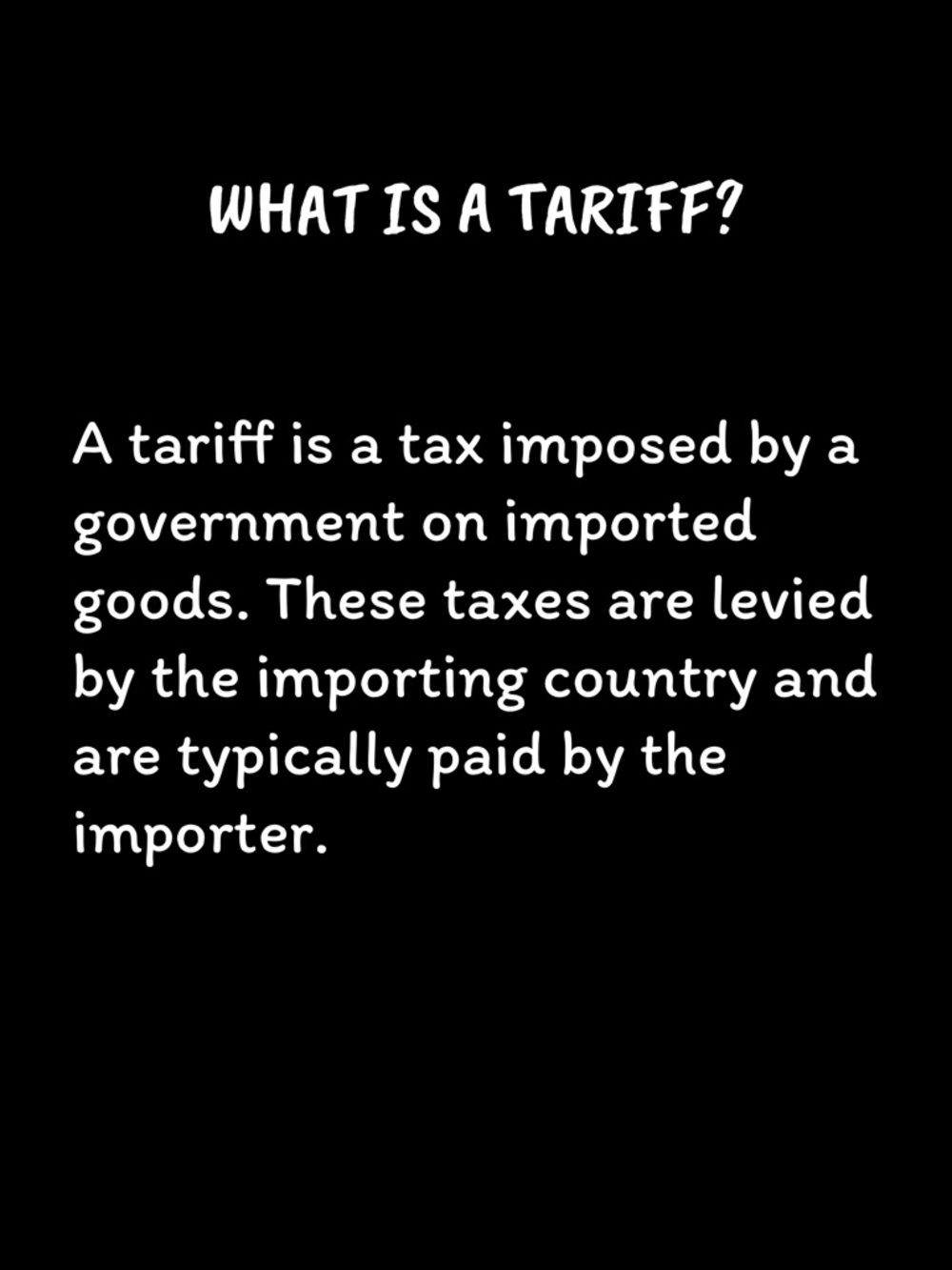TARIFFS - Picture 2 of 5